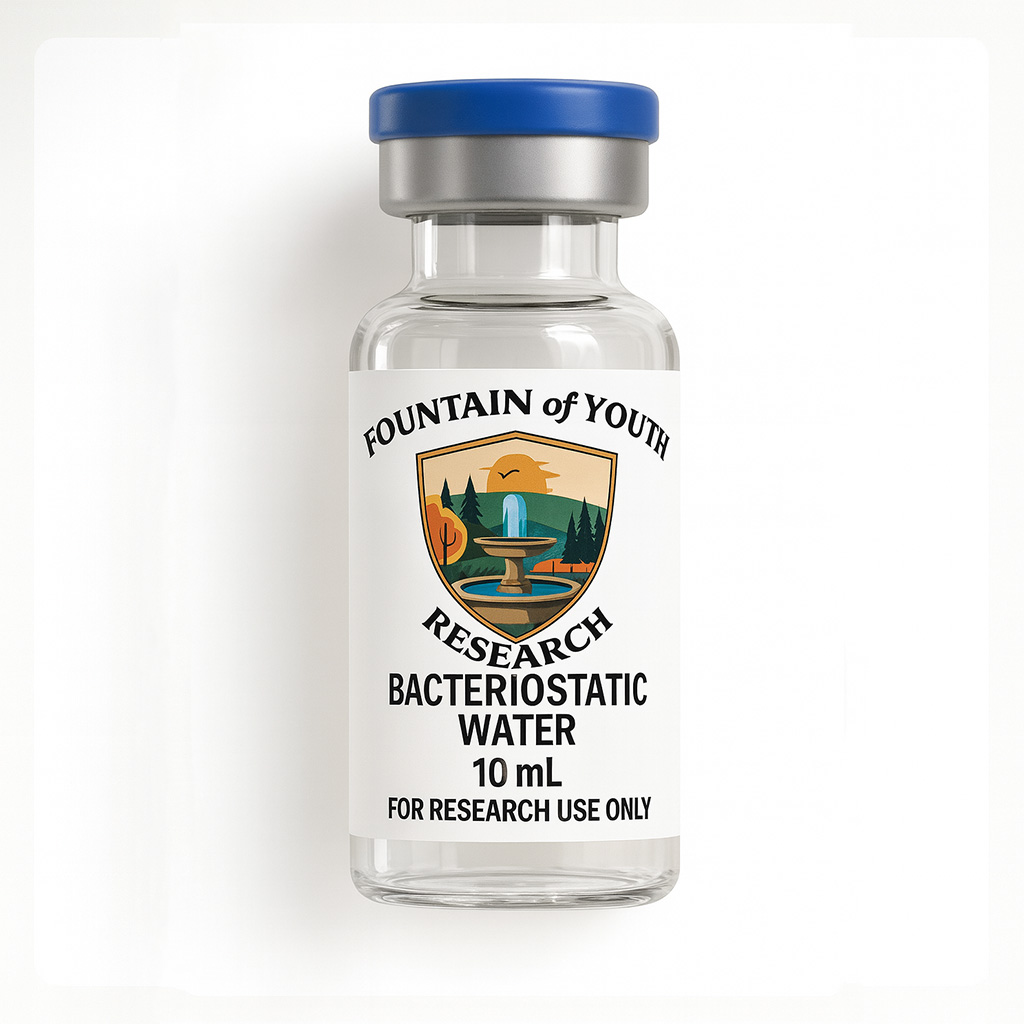 BACTERIOSTATIC WATER 10 mL – Fountain of Youth Research